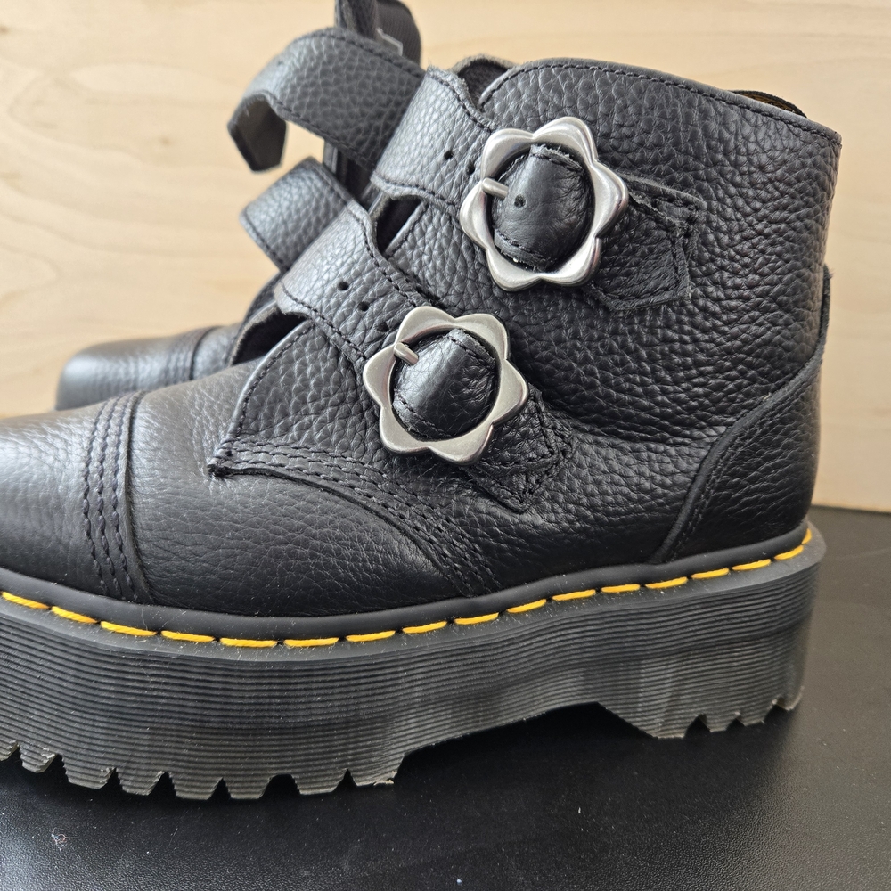 Women's Black Leather Ankle Boots